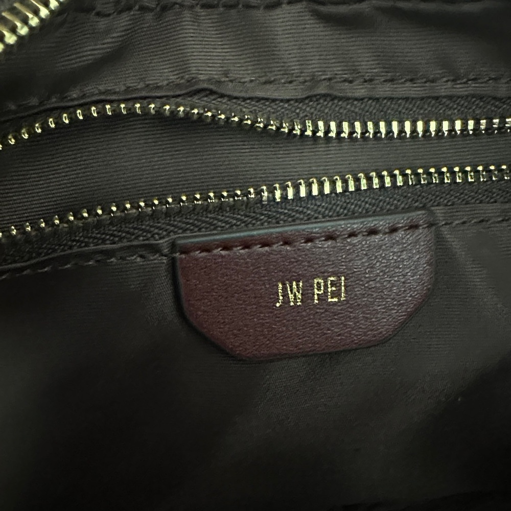 JW PEI Dark Brown Croc-Embossed Shoulder Bag - Picture 4 of 4